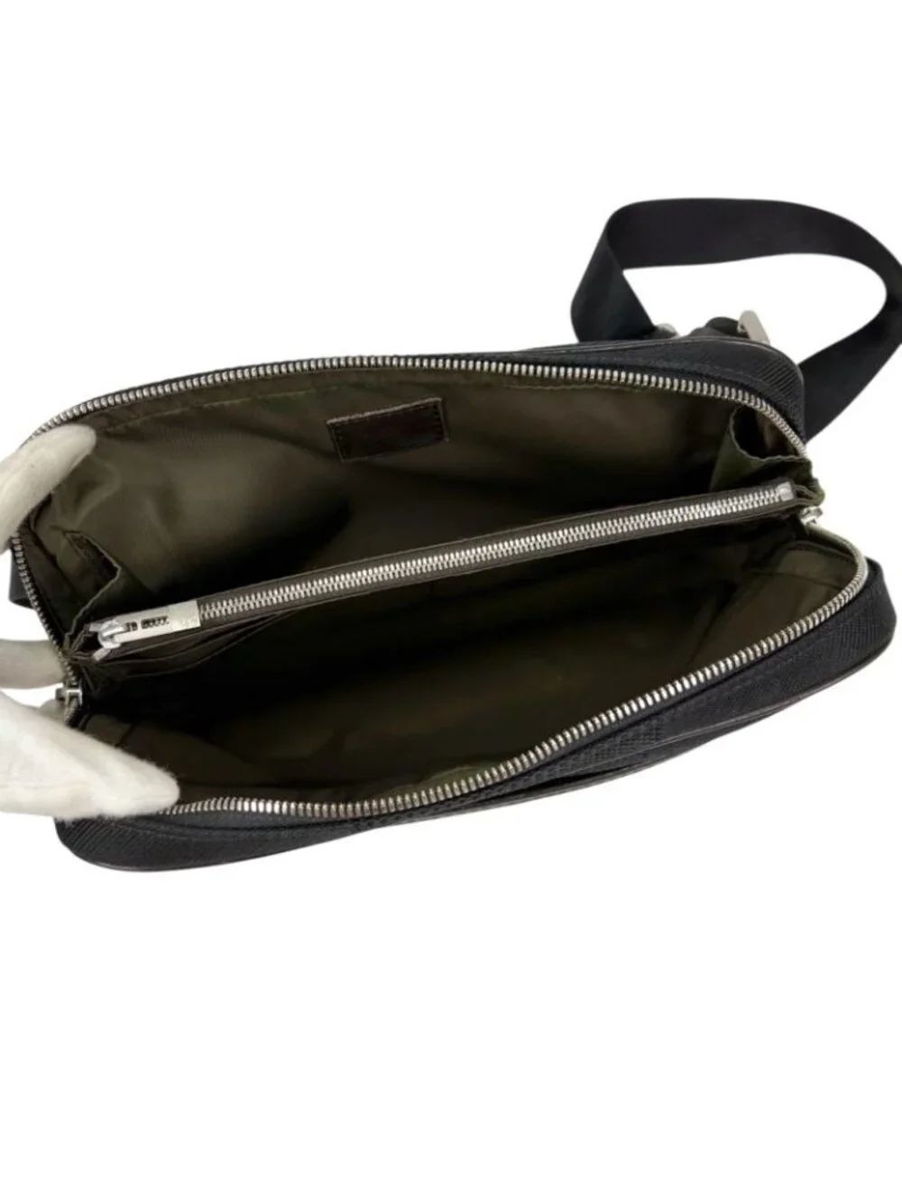 Louis Vuitton Crossbody Bag Shoulder Damier Geant Acrobat Canvas Black - Picture 9 of 12